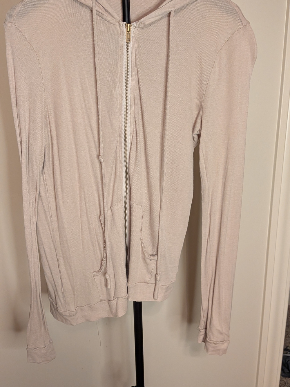 POL Light Beige Hoodie Jacket
